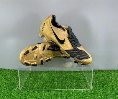Nike Total90 Strike II FG 318792-701 US8 UK7 Golden boots Cleats mens Football - Image 1 of 4