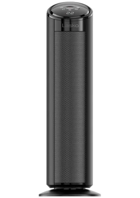Lasko Ceramic Tower Heater with Remote Control, Black (used) - Image 1 of 4