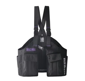 EVANGELION A.T.FIELD Body Bag Backpack Vest Purple NEW JAPAN - Picture 1 of 5