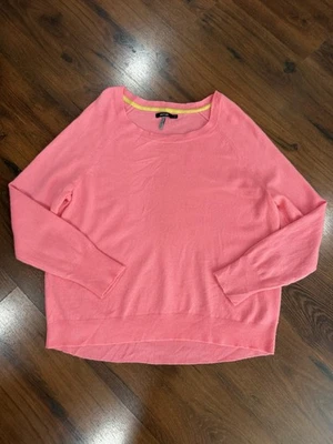 APT.9 women's 100% cashmere crewneck sweater coral color Sz XL - Image 1 of 4