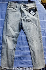 $89 A|X Armani Exchange Men's Straight Cut 5 Pocket Jeans, Light Wash, 30x30 - Picture 1 of 5