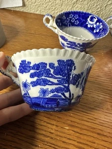 VTG lot of 4 Copeland England Spode’s Tower Gadroon Shape Tea Cups - Picture 1 of 9