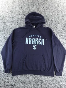 Champion Seattle Kraken Fleece Sudadera con Capucha XL Azul Oscuro Usada - Imagen 1 de 12