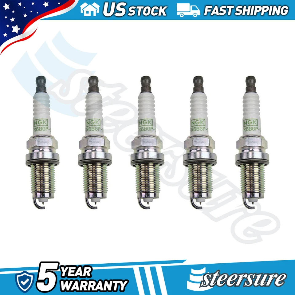 Свеча зажигания NGK 5x для Volkswagen Beetle 2006–2008 годов выпуска - Изображение 1 из 2