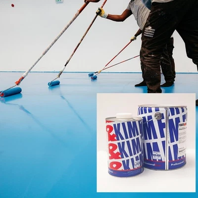 Vernice Epokim Satinato Resina Epossidica per Pavimenti Interni A+B Kg 5 Colori - Immagine 1 di 4