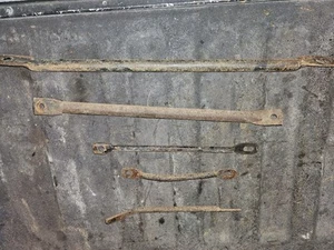 1968 Corvette Convertible Under Dash Brace Bracket Complete Set Of 5 Five - Bild 1 von 8
