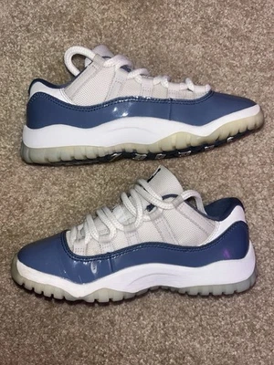 Jordan 11 Retro Bajo Difuso Azul PS Niños Talla 1.5Y Zapatos Tenis FV5116-104 Foto 1 de 4