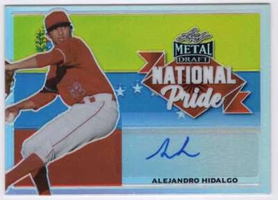 ALEJANDRO HIDALGO RC AUTO 2021 Leaf Metal Draft National Pride Silver R ID:38663 - Image 1 of 2