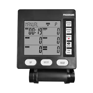 Rowing Machine Display Rower Monitor Indoor Fitness Equipment LCD Display W/ BT - Picture 1 of 15
