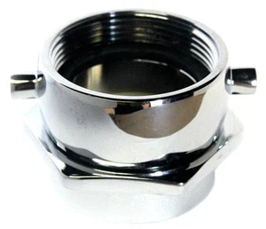 FDC Single Snoot 2-1/2" Female NPTx 2-1/2" Female Swivel NST POLISH CHROME - Picture 1 of 3