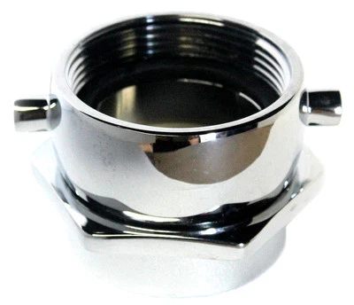 NNI FDC Single Snoot 2-1/2" Female NPTx 2-1/2" Female Swivel NST POLISH CHROME
