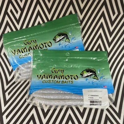 (2) Señuelos Senko Yamamoto Senko 9-10-031 azul perla/escama plateada 5 pulgadas Foto 1 de 3