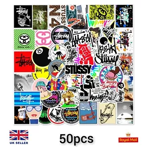 50pcs Skateboard Stickers Decal Supreme Hypebeast Stickerbomb Fashion *CHEAPEST* - Picture 1 of 4