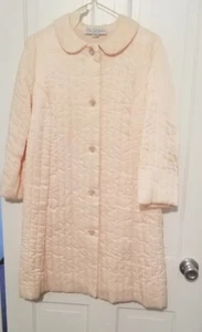 Vintage Eve Stillman New York Accappatoio Donna Casa Abito Strass Bottoni Peluche - Foto 1 di 15