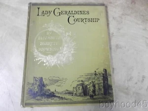 Lady Geraldine's Courtship by Elizabeth Barrett Browning-Illus. Edition-1885 - Picture 1 of 12