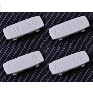 4pcs Grey Car Pillar Airbag Trim Cap for VW Golf Jetta GTI CC Tiguan Passat USA - Picture 1 of 6