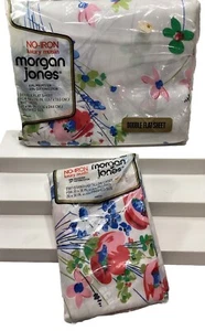 Morgan Jones “Silk Flowers” Regular Flat Sheet & Matching Pillowcases Unopened - Picture 1 of 17