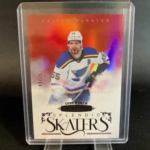 2022-23 Upper Deck Stature - Splendid Skaters Red #SS-10 Colton Parayko /75 - Bild 1 von 6