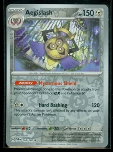 Pokemon AEGISLASH 134/182 Paradox Rift - RARE Rev Holo - - MINT - Bild 1 von 1