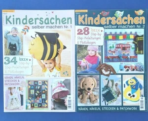 Kindersachen selber machen Nr.1+2 ... 2021 Step by Step-Anleitungen NEU !! - Bild 1 von 1