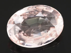NATURAL MINE - UNHEATED OVAL PEACH SAPPHIRE 0.75 CTS. - Bild 1 von 4