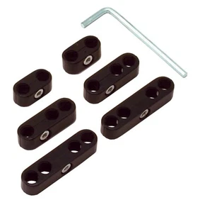 Spark Plug Wire Separators Dividers Looms Ignition 8mm 8.5mm 8.8mm 9mm Black - Picture 1 of 1