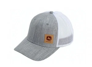Tapa trasera de malla John Deere gris claro/blanco MC13080620OX - Imagen 1 de 2