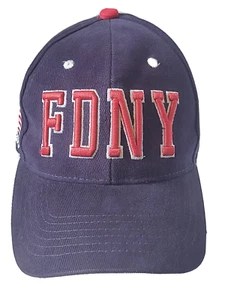 FDNY Nueva York Bomberos Sombrero A TRIBUTE TO HEROES Gorra Azul Correa Ajustable OS - Imagen 1 de 7