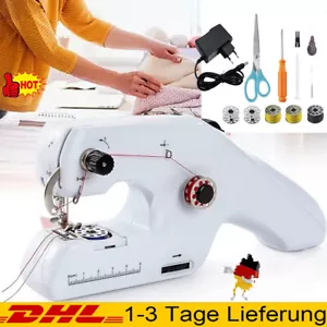 Nähmaschine Elektrische Mini Handnähmaschine Nähen Stitch Tragbar Reise Werkzeug - Bild 1 von 18