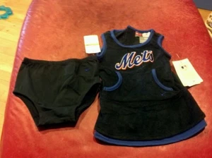 Nuevo con etiquetas NIKE Bebé Niñas METS Vestido Animadora con Bragas NEGRO rizo 12 m - Imagen 1 de 1