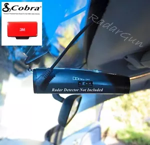 NEW COBRA RADAR DETECTORS Permanent Windshield Mount 9-17 Good For Most Models!! - Picture 1 of 8
