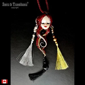 Nymph Lilith Goddess Necklace Gothic Jewelry Goth Jewel Magical Talisman Pendant - Picture 1 of 24