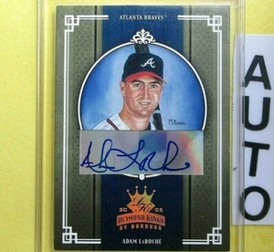 ADAM LaROCHE 2005 AUTO. 16/50 Diamond Kings #22 Atlanta Braves - Picture 1 of 1