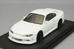 1/43 Ig Ignition Nissan VERTEX S15 Sylvia White TE37 type 18 inches IG2130 - Picture 1 of 3