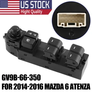 Electric Power Window Control Switch For 2014-2018 MAZDA 6 ATENZA GV9B-66-350 US - Picture 1 of 10