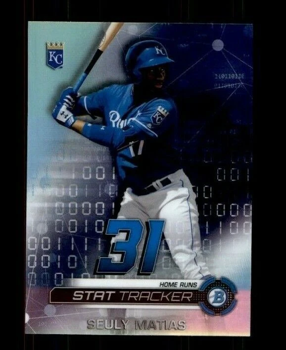 2019 Bowman Chrome Stat Tracker #STSM Seuly Matias (ref 103397) - Image 1 of 1
