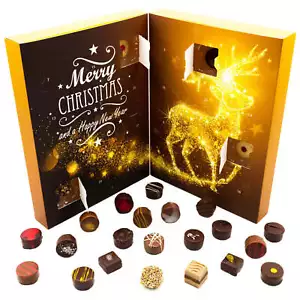 Hallingers Sternennacht Adventskalender Pralinen handmade ohne Alkohol - Bild 1 von 10