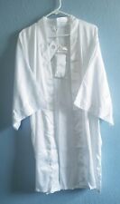 AW BRIDAL Women's Satin Robe for Brides Bridesmaids Silk Kimono Bathrobe White 