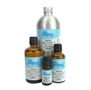 Vetiver Essential Oil - Organic 100% Pure and Certified - Picture 1 of 7
