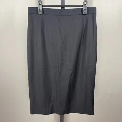 NUEVA Falda Theory Mujer 8 Negro Camisa Lápiz Preppy Carrera Business Corp Foto 1 de 4