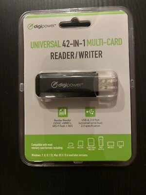 Digipower Universal 42-in-1 Multi Card Reader/ Writer DP-MCR4 - Image 1 of 2