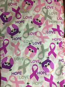 SCRUB TOP SIZES: XS, S, M, L, OWLS PINK RIBBON BC NWT NURSE MEDICAL VET CNA Owl - Picture 1 of 7