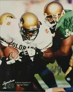 Foto firmada de Rashaan Salaam - Imagen 1 de 3