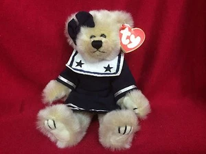 TY Teddy Bear Beanie Baby Breezy Ahoy Mate!!' Attic Treasures Collection - Picture 1 of 9