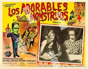 THE MUNSTERS 1966 GO HOME - HERMAN & LILLY 11 x 14 MEXIKO LOBBY SZENENKARTE - Bild 1 von 1