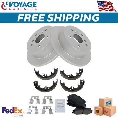 Nuevo kit de pastillas de freno trasero y rotor para Lexus ES300 ES330 2002-2006 Toyota Camry Foto 1 de 4