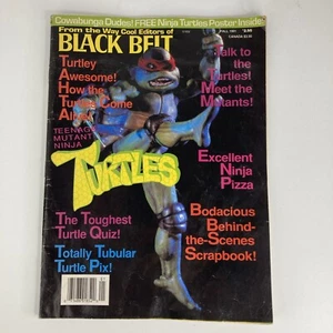 Revista Cinturón Negro Tortugas Ninja Adolescentes Mutantes Otoño 1991 con Póster - Imagen 1 de 9