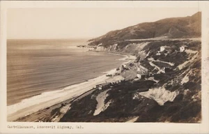 Postal RPPC California CA Castellammare Roosevelt Highway - Imagen 1 de 2