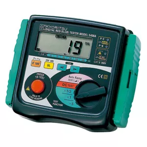 KYORITSU 5406A Digital Rcd Tester 0 and 180 Degree Phase Angle Switch Permits - Picture 1 of 1