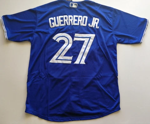 Vladimir Guerrero Jr. #27 Toronto Blue Jays Baseball jersey Size L Cover